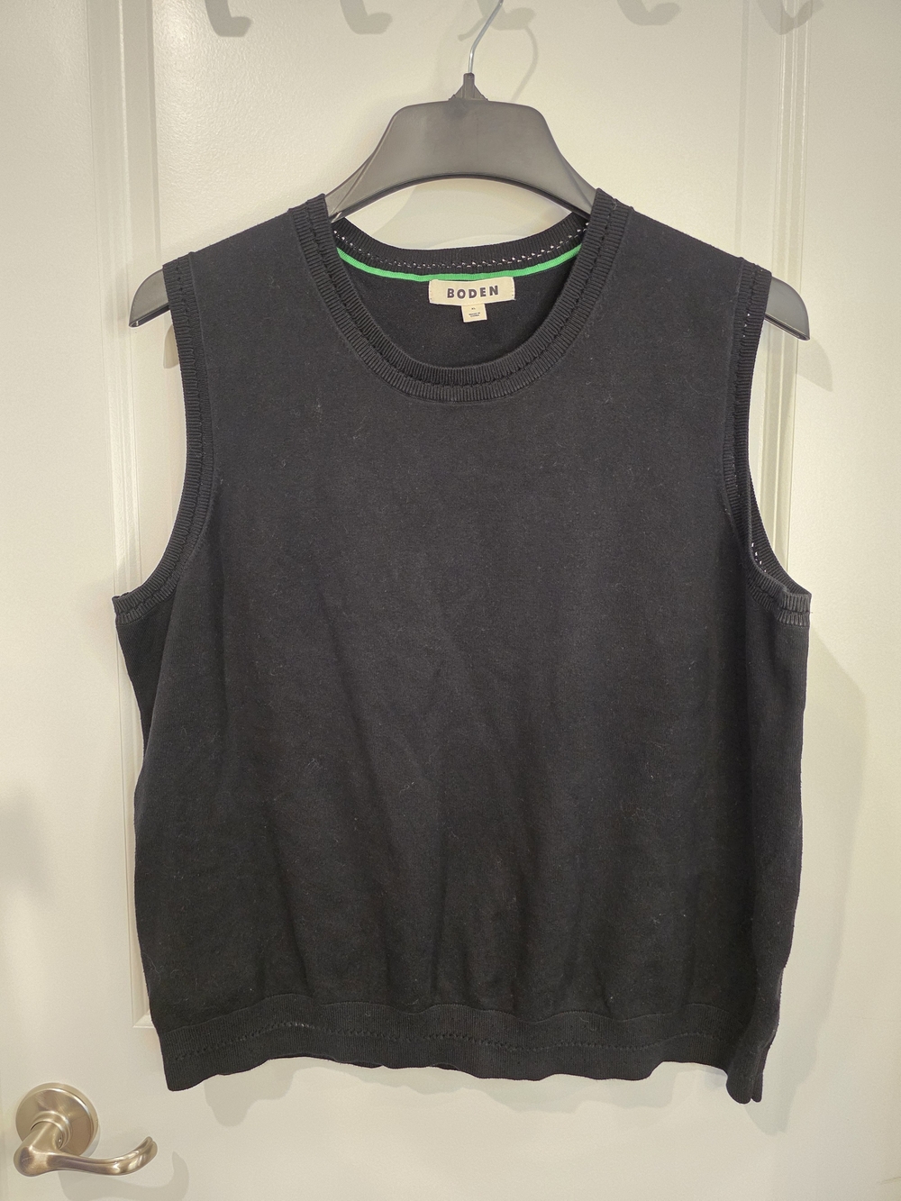 Boden Emilia Cotton Crew Neck Tank